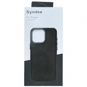 Чохол Syndee with MagSafe для Apple iPhone 14 Pro Max (6.7") Black / Black