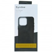 Чохол Syndee with MagSafe для Apple iPhone 15 (6.1") Black / Black