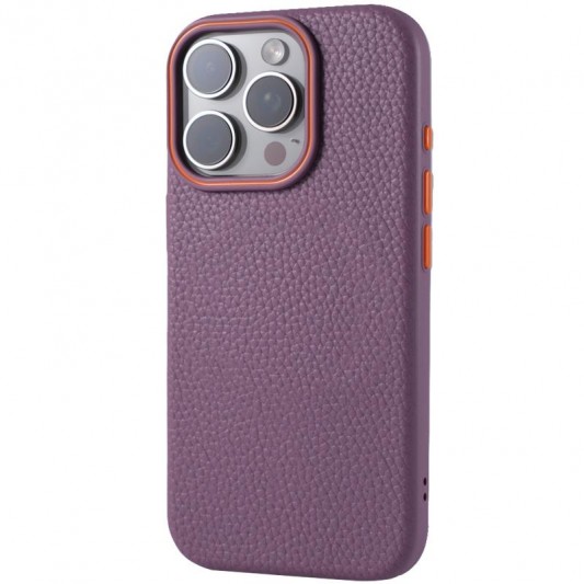 Чохол Syndee with MagSafe для Apple iPhone 15 Pro (6.1") Sunset Purple