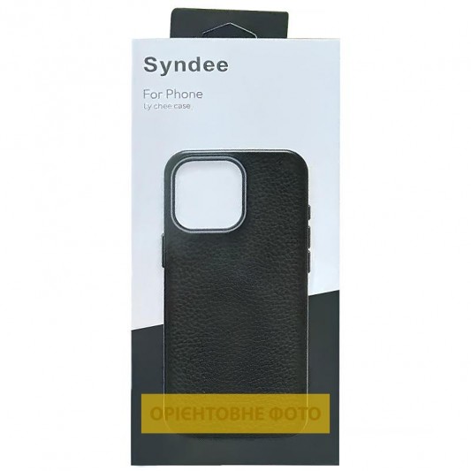 Чохол Syndee with MagSafe для Apple iPhone 16 (6.1") Black / Black - зображення 1 
