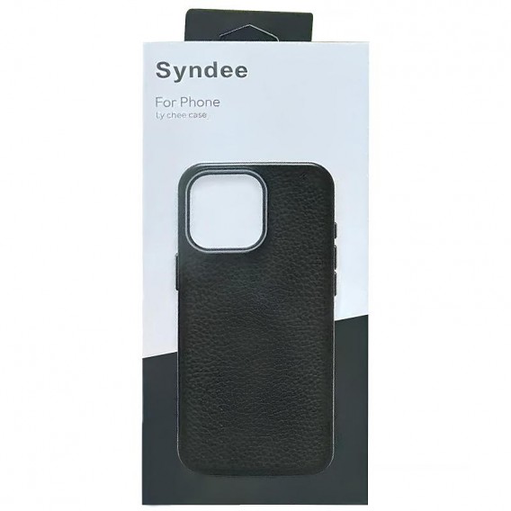 Чохол Syndee with MagSafe для Apple iPhone 16 Pro (6.3") Black / Black