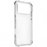 Силиконовый чехол для iPhone 18 Pro Max / 17 Pro Max GETMAN Ease Logo, Прозрачный