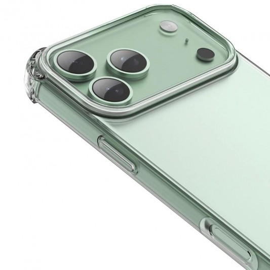 TPU чохол GETMAN Ease logo посилені кути для Apple iPhone 17 Pro Max (6.9") Безбарвний (прозорий) - зображення 5 