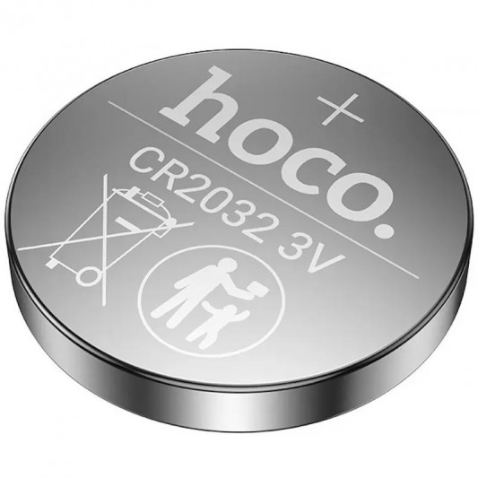 Батарейка Hoco DLR08 Lithium (CR2032) Silver - зображення 1 