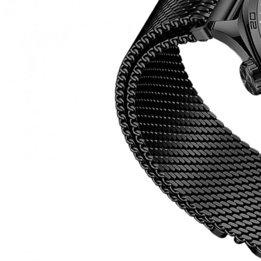 Ремінець Hoco WH16 Precioso series magnetic Milanese steel strap для Smart Watch 20mm Black - зображення 1 