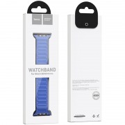 Ремінець Hoco WA23 Original series leather chain magnetic strap для Apple watch 38/40/41mm Klein Blue