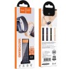 Ремінець Hoco WA25 Original series nylon strap для Apple watch 42(ser.1-3)/44/45/49mm Dynamic Royal Blue with Orange