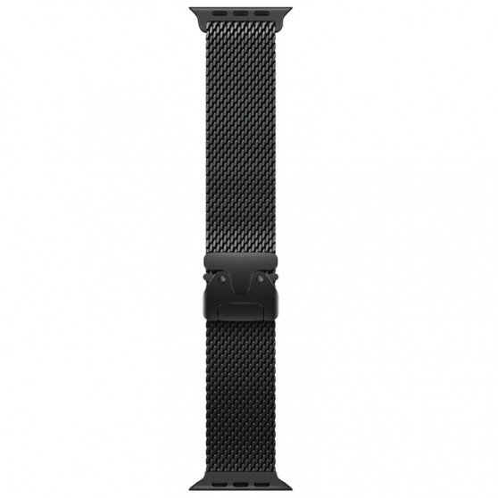 Ремешок Hoco WA33 Original series umbrella buckle Milanese steel strap для Apple watch 38/40/41/42mm Black