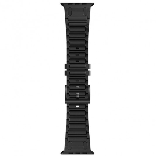 Ремінець Hoco WA35 Emir series thickened silicone strap для Apple watch 44/45/46/49mm Black