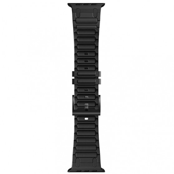 Ремешок Hoco WA35 Emir series thickened silicone strap для Apple watch 44/45/46/49mm Black