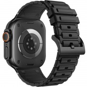 Ремінець Hoco WA35 Emir series thickened silicone strap для Apple watch 44/45/46/49mm Black
