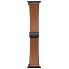 Ремінець Hoco WA34 Basic magnetic buckle silicone leather strap для Apple watch 44/45/46/49mm Brown