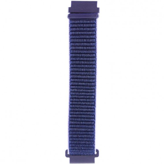 Ремінець Nylon для Smart Watch 22mm Темно-синій / Бузковий