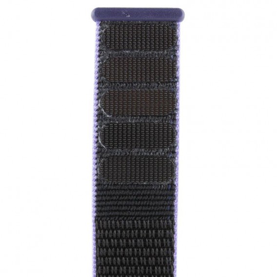 Ремінець Nylon для Smart Watch 22mm Темно-синій / Бузковий