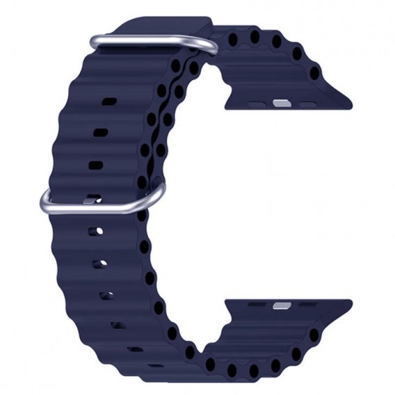 Ремінець Ocean Band для Apple Watch 38/40/41/42mm(ser.10) Синій / Deep navy