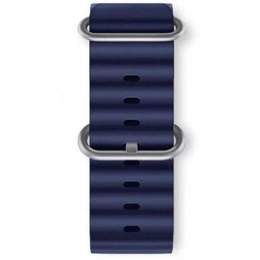 Ремінець Ocean Band для Apple Watch 38/40/41/42mm(ser.10) Синій / Deep navy - зображення 3 