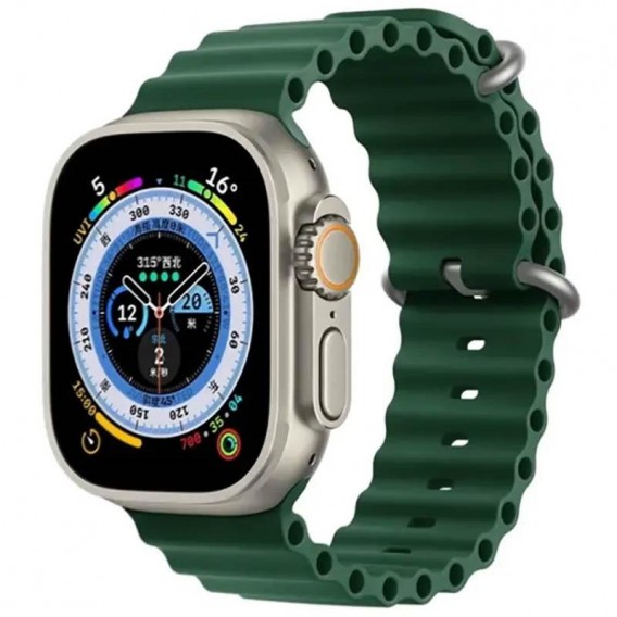 Ремінець Ocean Band для Apple Watch 38/40/41/42mm(ser.10) Зелений / Forest green
