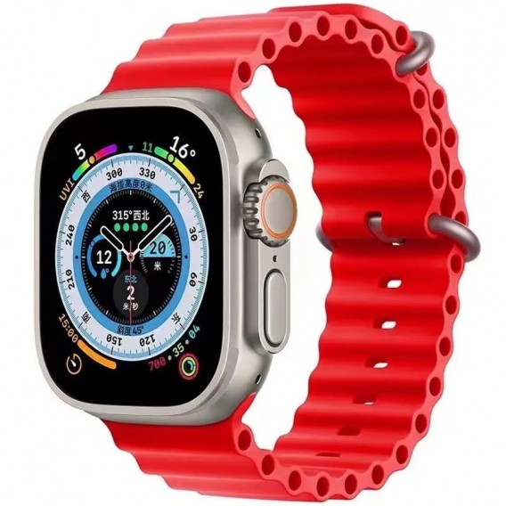 Ремінець Ocean Band для Apple Watch 38/40/41/42mm(ser.10) Червоний / Red