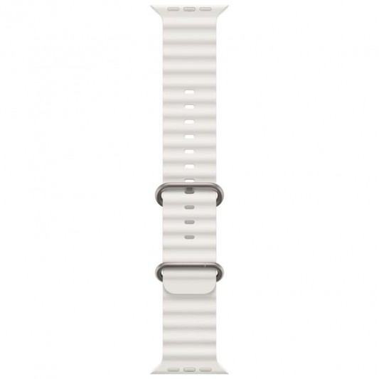 Ремінець Ocean Band для Apple Watch 38/40/41/42mm(ser.10) Білий / White - зображення 3 