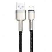 Дата кабель Baseus Cafule Series Metal USB to Lightning 2.4A (0.25m) (CALJK-0) Black