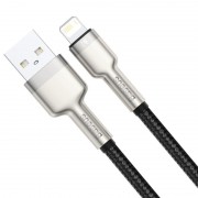 Дата кабель Baseus Cafule Series Metal USB to Lightning 2.4A (0.25m) (CALJK-0) Black