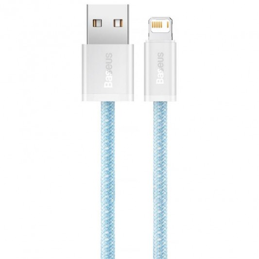 Дата кабель Baseus Dynamic Series USB to Lightning 2.4A (2m) (CALD00050) Blue - зображення 1 