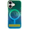 Чехол TPU Shiny Mountain (MagFit) для Apple iPhone 17 (6.3) Green / Blue