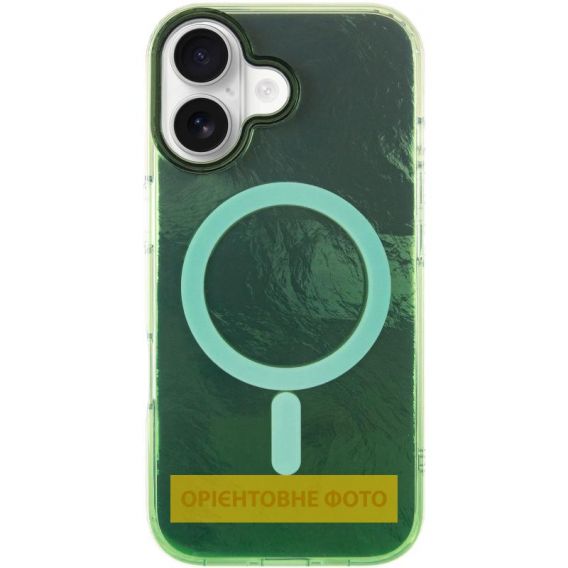 Чохол TPU Shiny Mountain (MagFit) для Apple iPhone 17 (6.3") Green
