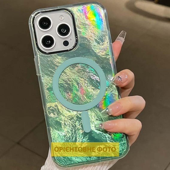 Чохол TPU Shiny Mountain (MagFit) для Apple iPhone 17 (6.3") Green