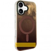 Чехол TPU Shiny Mountain (MagFit) для Apple iPhone 17 (6.3 дюйма) Chocolate