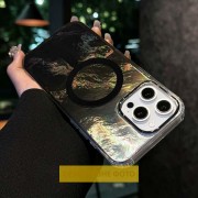 Чохол TPU Shiny Mountain (MagFit) для Apple iPhone 17 (6.3") Black