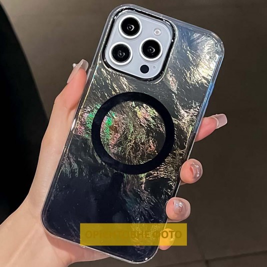 Чохол TPU Shiny Mountain (MagFit) для Apple iPhone 17 (6.3") Black - зображення 2 