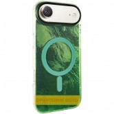 Чехол TPU Shiny Mountain (MagFit) для Apple iPhone 17 Air (6.5 дюйма) Green