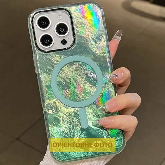 Чохол TPU Shiny Mountain (MagFit) для Apple iPhone 17 Air (6.5") Green - зображення 1 