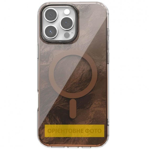 Чохол TPU Shiny Mountain (MagFit) для Apple iPhone 17 Air (6.5") Chocolate