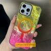 Чохол TPU Shiny Mountain (MagFit) для Apple iPhone 17 Air (6.5") Yellow / Pink