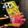 Чохол TPU Shiny Mountain (MagFit) для Apple iPhone 17 Air (6.5") Yellow / Pink