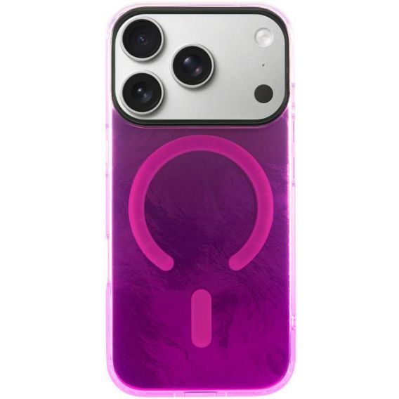 Чехол TPU Shiny Mountain (MagFit) для Apple iPhone 17 Pro (6.3) Pink