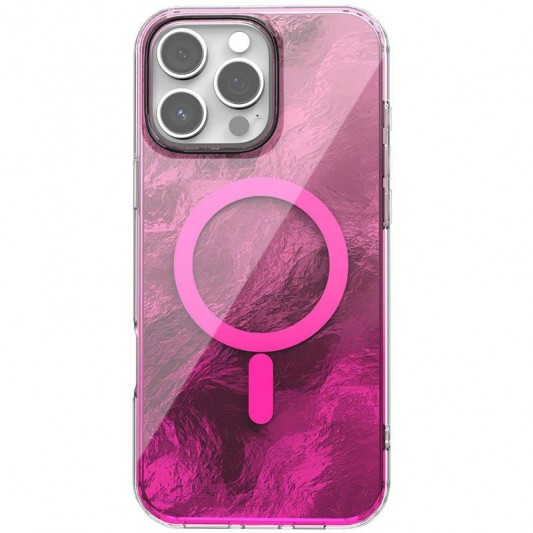 Чохол TPU Shiny Mountain (MagFit) для Apple iPhone 17 Pro (6.3") Pink
