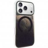 TPU чехол для iPhone 18 Pro Max / 17 Pro Max Shiny Mountain с MagFit, Черный