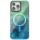 Чехол TPU Shiny Mountain (MagFit) для Apple iPhone 17 Pro Max (6.9") Green / Blue