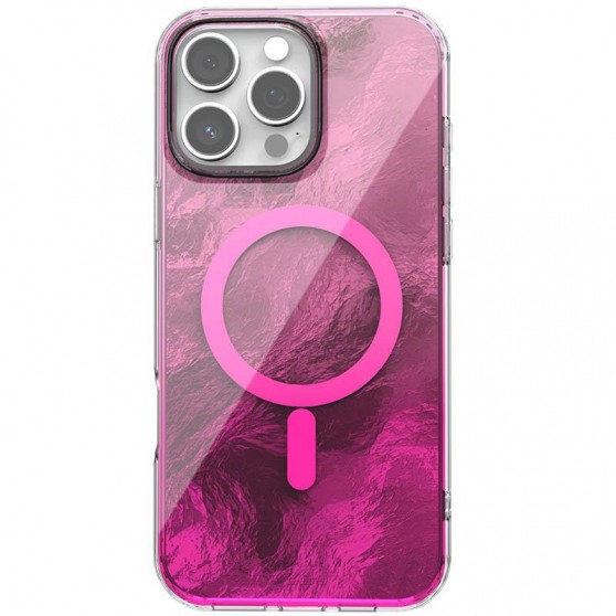 Чехол TPU Shiny Mountain (MagFit) для Apple iPhone 17 Pro Max (6.9") Pink