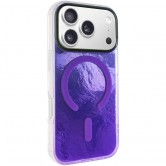 TPU чехол для iPhone 18 Pro Max / 17 Pro Max Shiny Mountain с MagFit, Фиолетовый