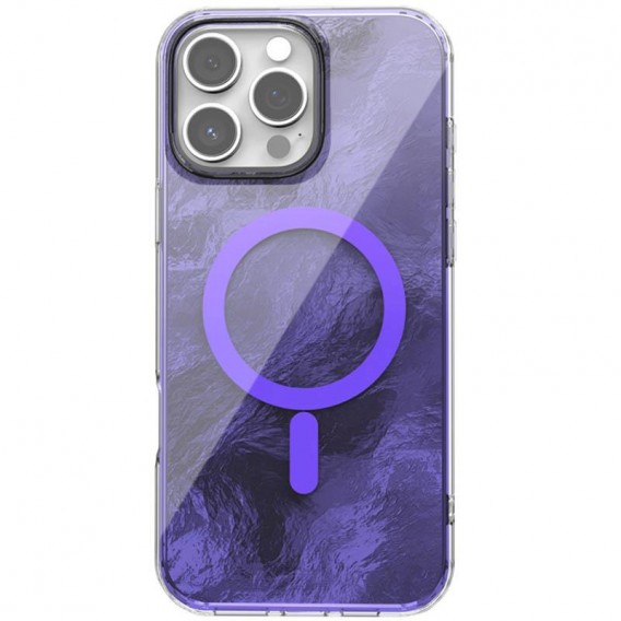 Чохол TPU Shiny Mountain (MagFit) для Apple iPhone 17 Pro Max (6.9") Purple