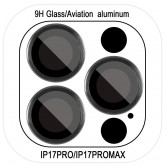 Захисне скло Metal Classic на камеру (у упак.) для Apple iPhone 17 Pro (6.3") / 17 Pro Max (6.9") Чорний / Black Захисне скло Metal Classic на камеру (у упак.) для Apple iPhone 17 Pro (6.3") / 17 Pro Max (6.9") Чорний / Black