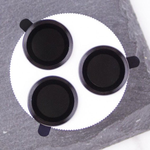 Захисне скло Metal Classic на камеру (у упак.) для Apple iPhone 17 Pro (6.3") / 17 Pro Max (6.9") Чорний / Black