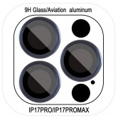 Защитное стекло Metal Classic на камеру (в упак.) для Apple iPhone 17 Pro (6.3 дюйма) / 17 Pro Max (6.9 дюйма) Синий / Dark Blue