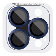 Захисне скло Metal Classic на камеру (у упак.) для Apple iPhone 17 Pro (6.3") / 17 Pro Max (6.9") Синій / Dark Blue