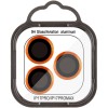 Захисне скло Metal Classic на камеру (у упак.) для Apple iPhone 17 Pro (6.3") / 17 Pro Max (6.9") Помаранчевий / Orange