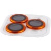 Захисне скло Metal Classic на камеру (у упак.) для Apple iPhone 17 Pro (6.3") / 17 Pro Max (6.9") Помаранчевий / Orange